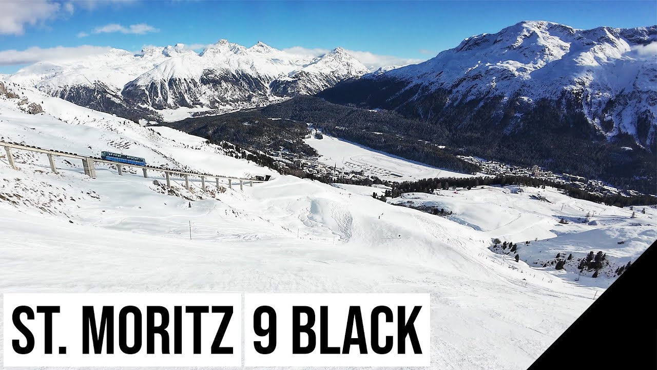 St. Moritz, 9 ⚫ BLACK - SCHWARZ (Corviglia - Salastrains) #1 🇨🇭