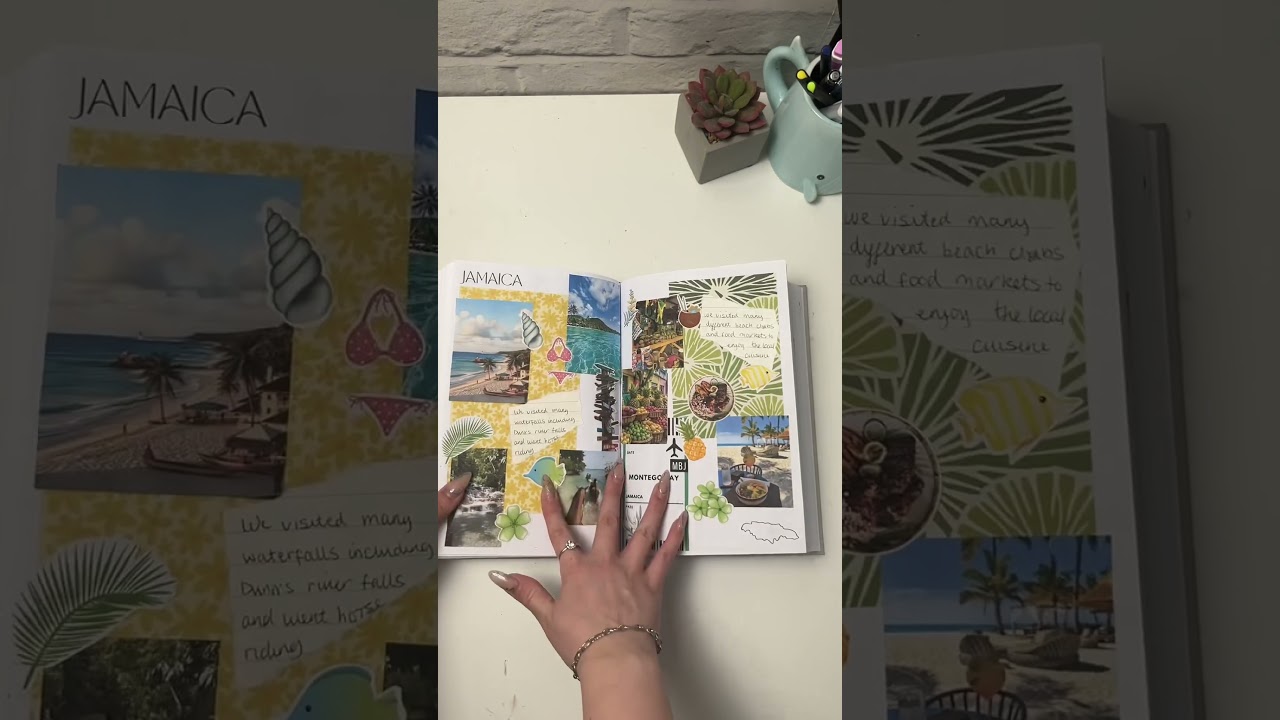 My travel scrapbook pages✈️🌴 ---#travel #journal #scrapbook #traveljournal  #worldtravel