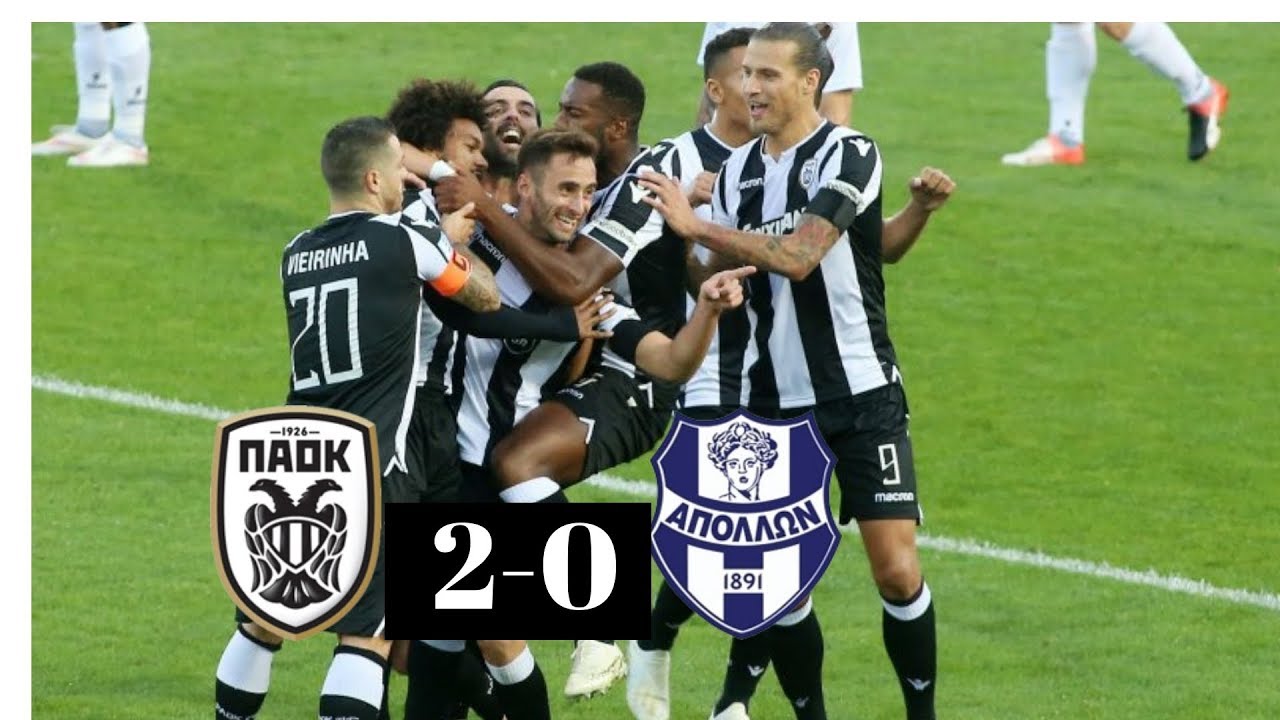 Πάοκ- Απόλλων Σμύρνης 2-0|Στιγμιότυπα 6η Αγ. Superleague (7-10-2018)
