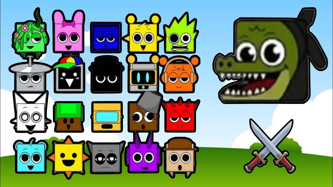 Brainrots 🆚 Sprunki :  Ultimate Knife Arena