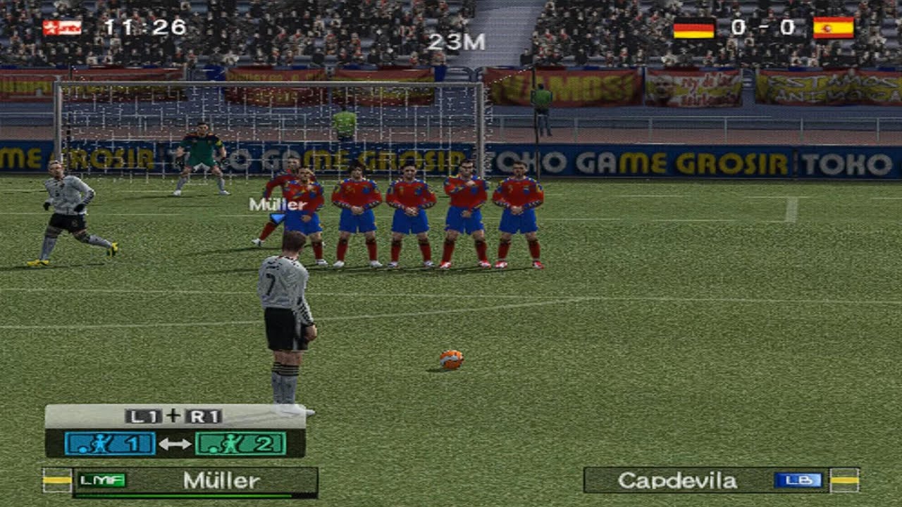 Winning eleven 10 GERMANY vs SPAIN Gameplay 4K 60Fps HD - Ps2
