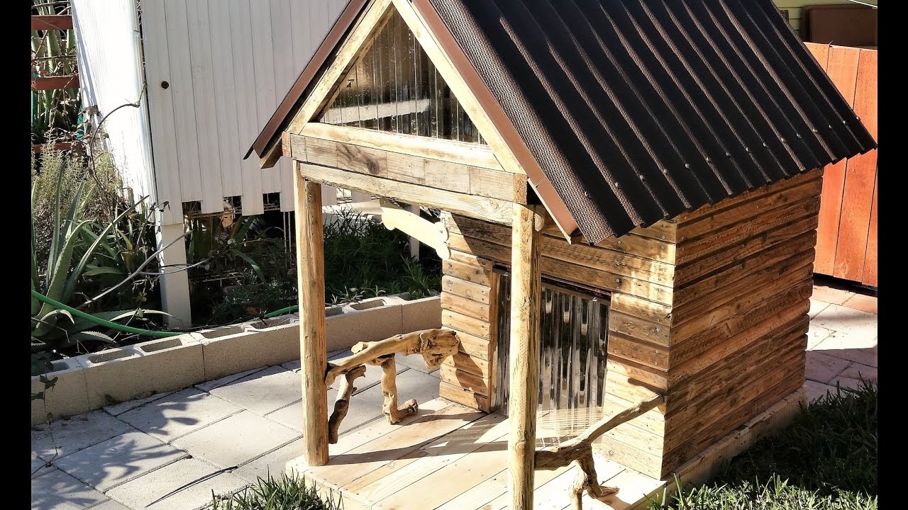 Custom Large Pallet Dog House Can Convert Into Kids Playhouse