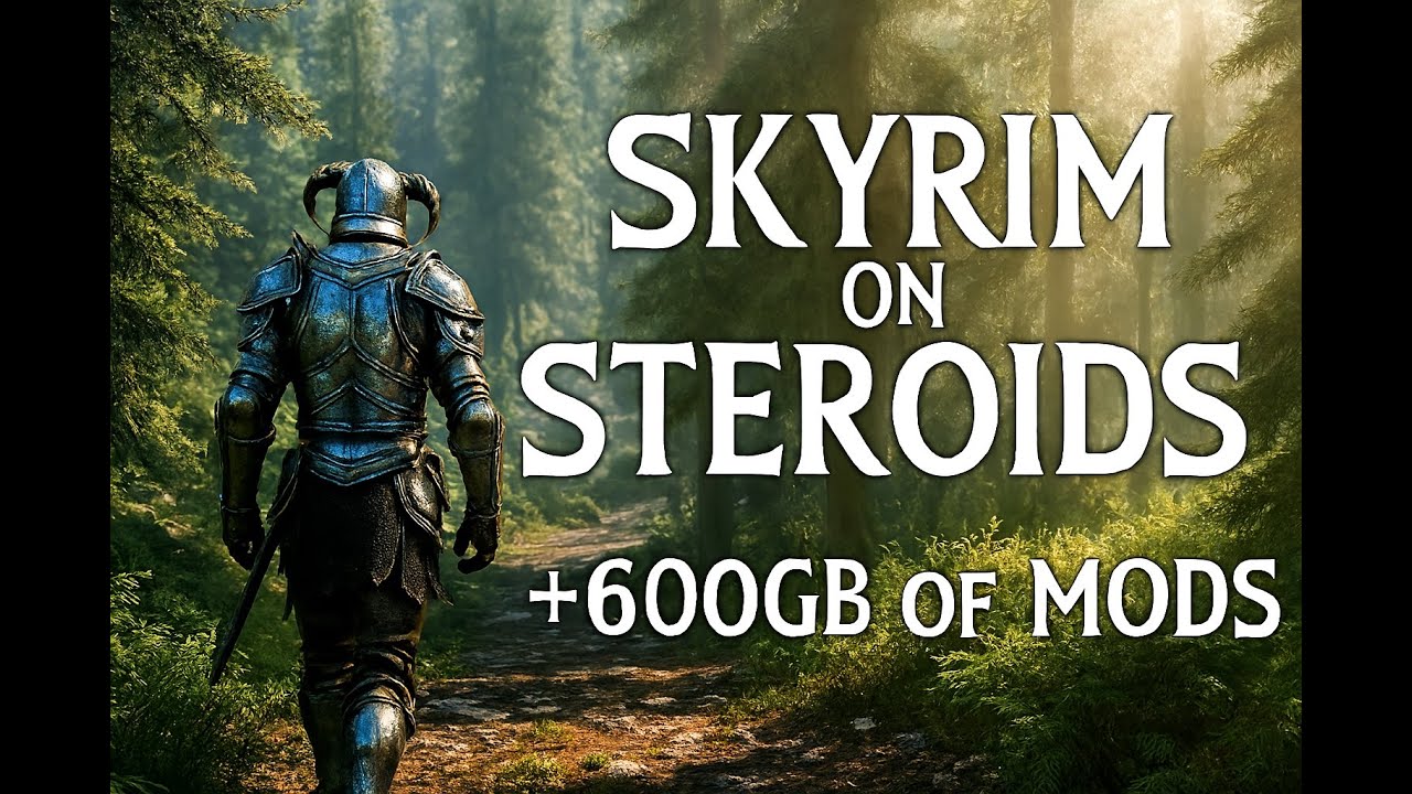 SKYRIM 5 Ultra Settings with +600GB of Mods - #gaming #4k #skyrim