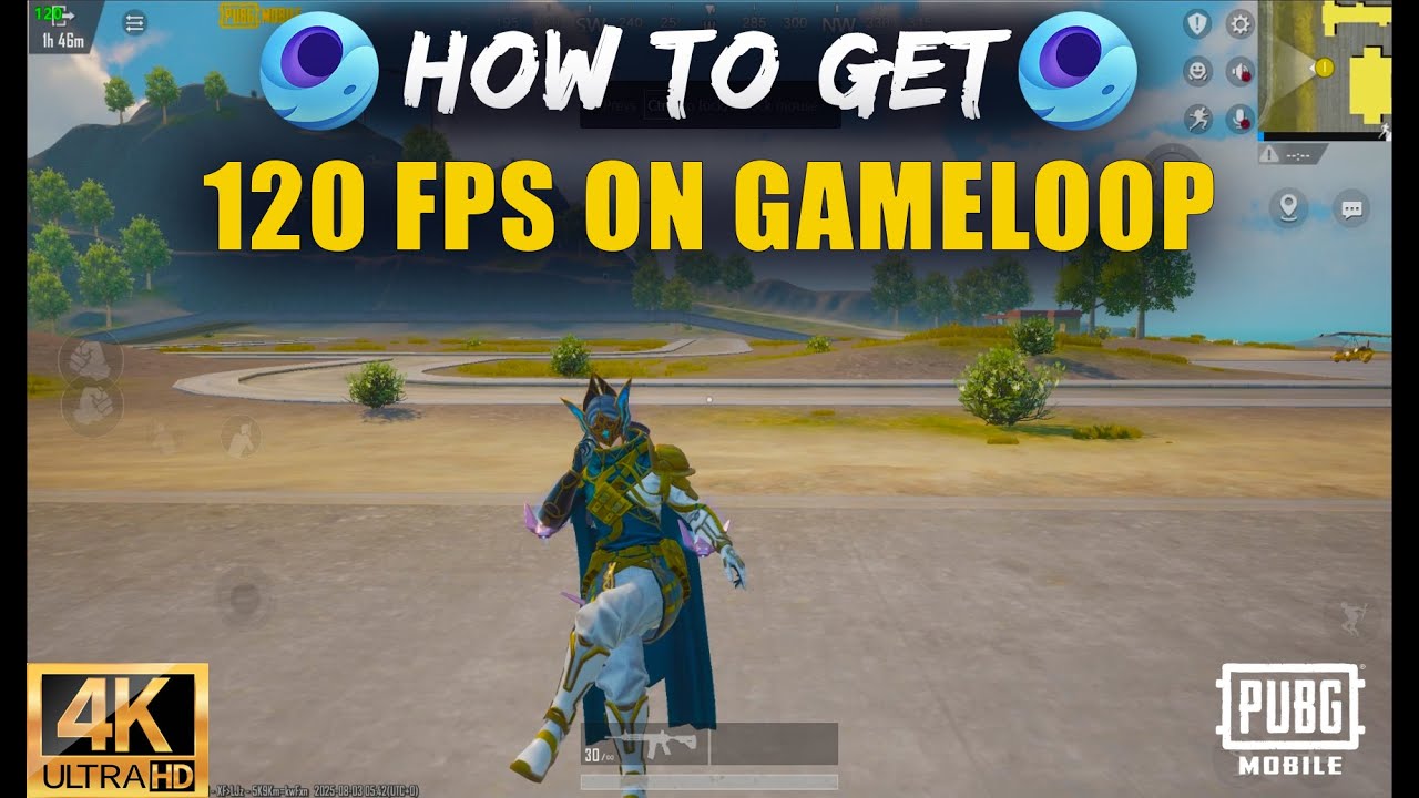 How to Get constant 120 FPS with Ultra HD in Gameloop 32bit | Best PUBG Mobile Settings opengl 2025