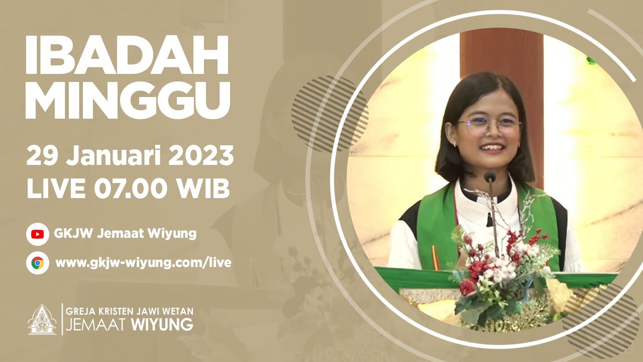Ibadah Minggu - 29 Januari 2023 // GKJW Jemaat Wiyung