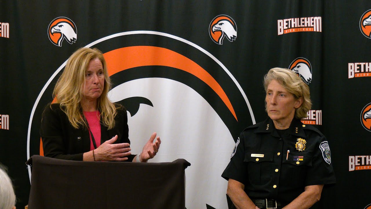 BCSD Superintendent Jody Monroe and Bethlehem Police Department provide threat investigation update