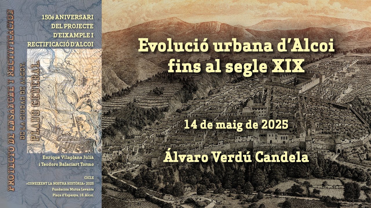 Evolució urbana d'Alcoi fins al segle XIX (Álvaro Verdú)