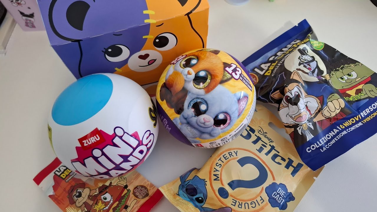 BLIND BOX A SORPRESA!!! STITCH, MINI BRANDS, HAPPY MEAL, OWW...