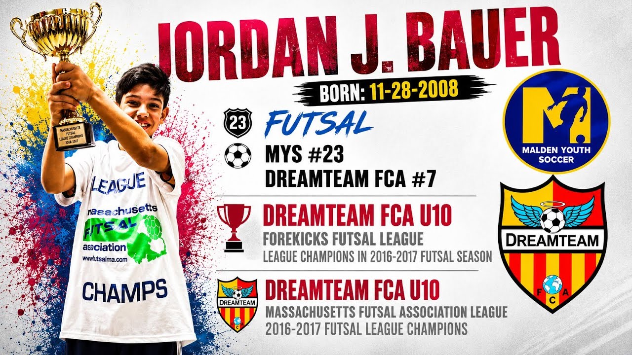 Jordan Bauer - Futsal Season | 2016-2017 Highlights