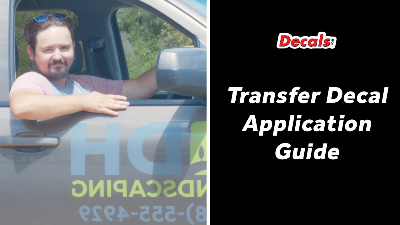How to Apply Transfer Decals Onto a Vehicle - Decals.com Guide