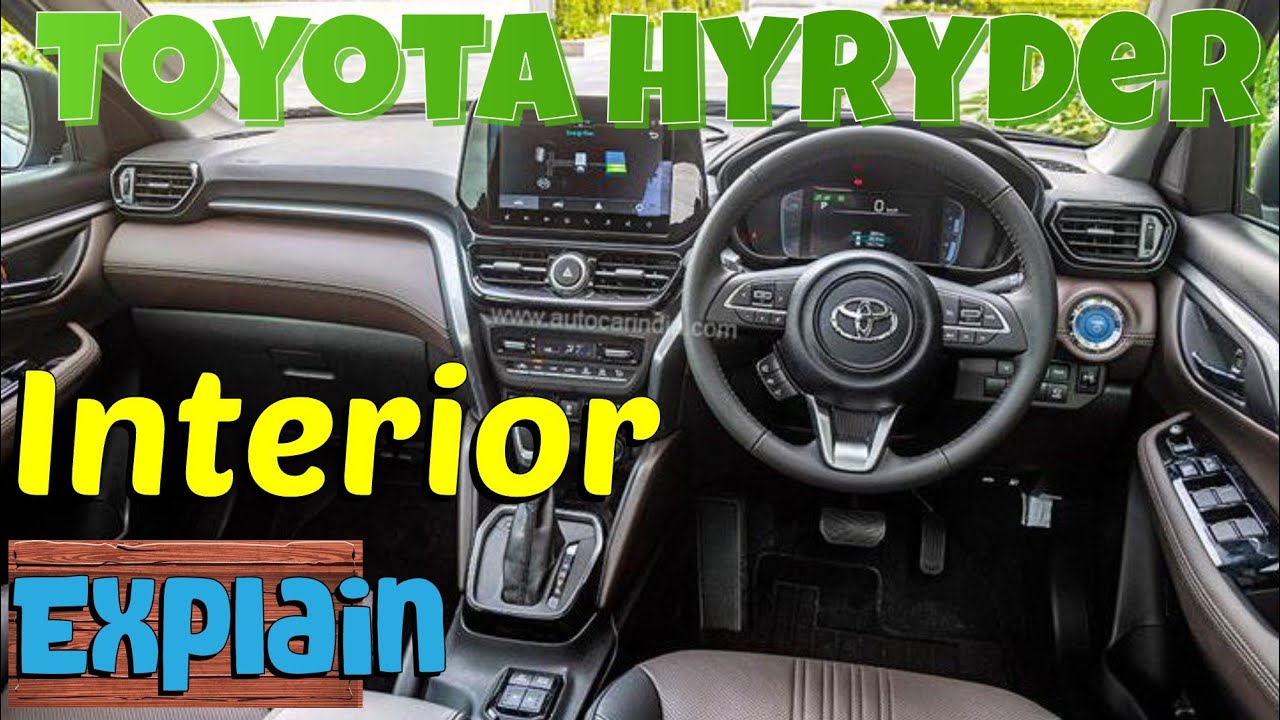 Toyota Hyryder Interior Features Explained &bull; Hyryder & Grand Vitara Interior #hyryder #grandvitara