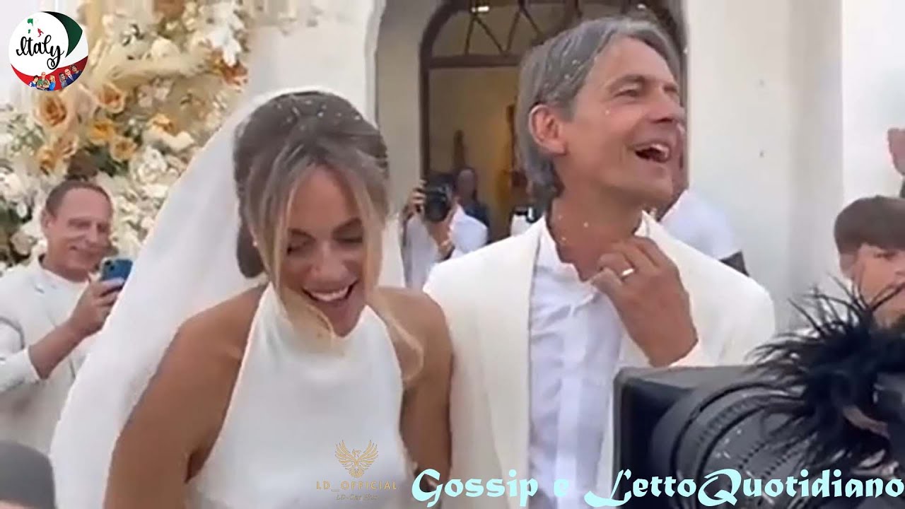 Pippo Inzaghi è convolato a nozze con Angela mega festa con i Gipsy Kings a Formentera