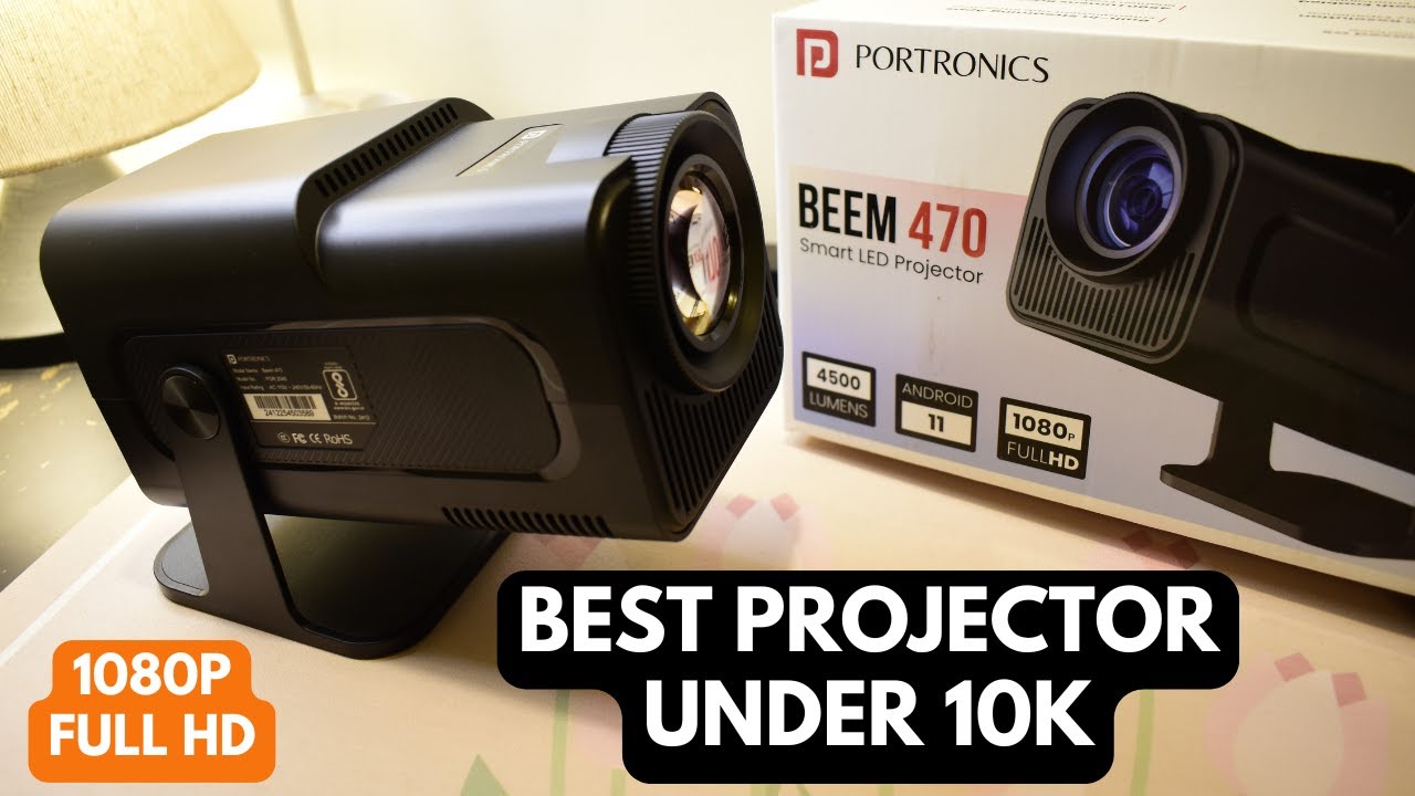 Portronics Beem 470 Smart LED Projector with 1080p Full HD Resolution - Unboxing & Honest Review
