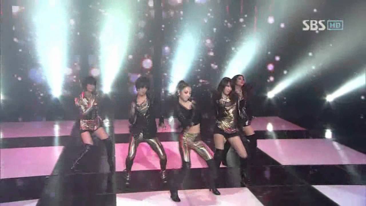 Kara - lupin (카라 - 루팡) @ SBS Inkigayo 인기가요 100314