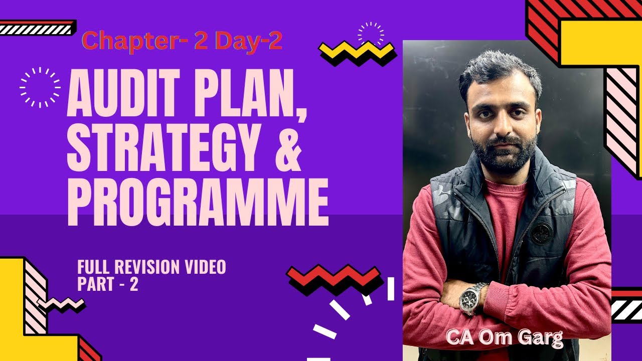 CA Intermediate Audit | Chapter 2 – Audit Planning, Strategy & Programme | Quick Revision 🔥 Part-2