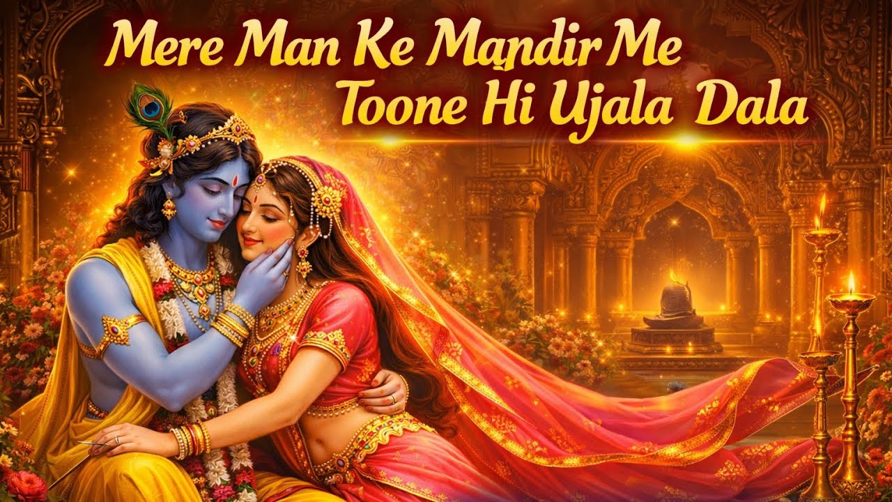 Mere Man Ke Mandir Me Toone Hi Ujala Dala | 90s Radha Krishna Bhajan | Lyrics Amit  | MusickWorld1