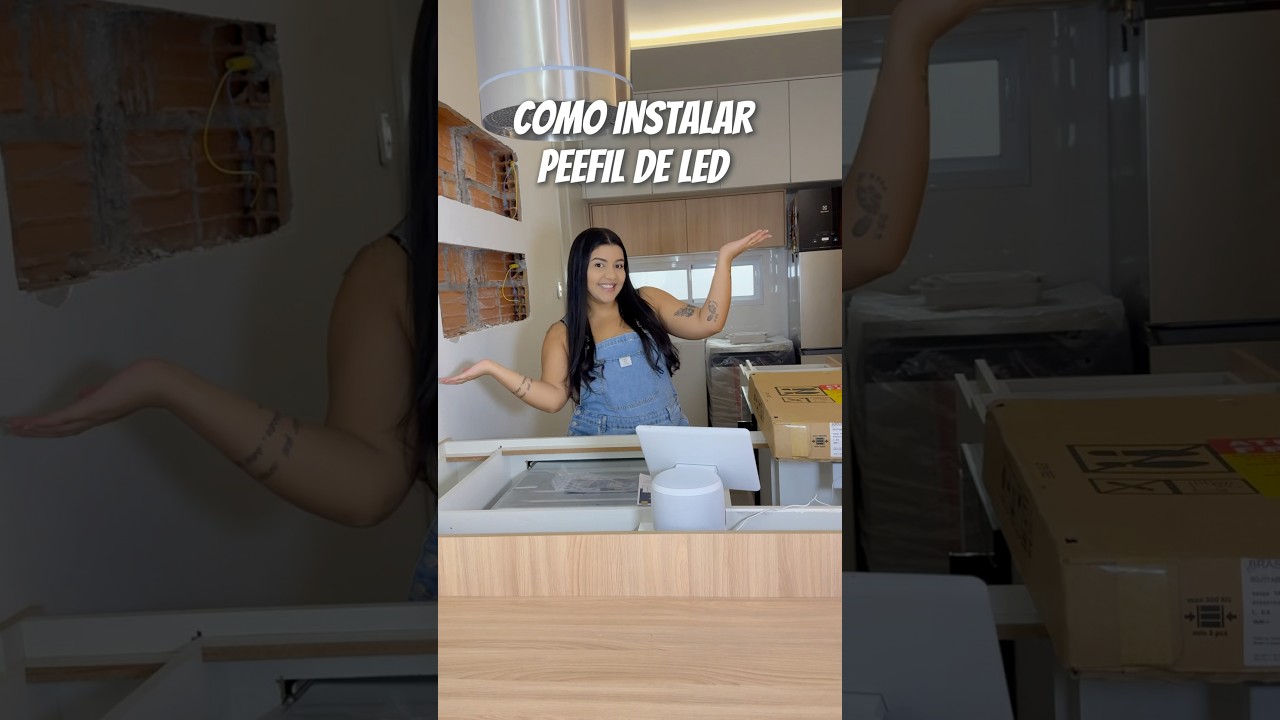 Como instalar perfil de led sem fonte chaveada