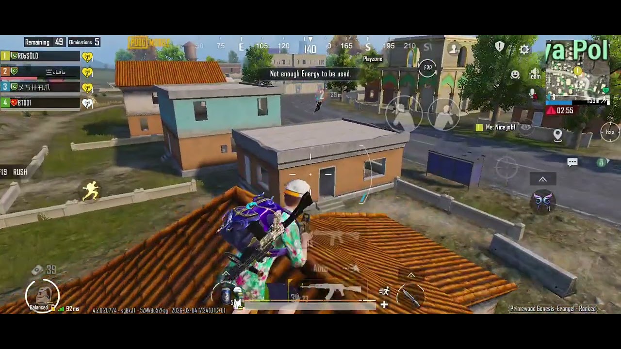 Erngel play and my miss take chicken dinner miss💯💯🔥🔥