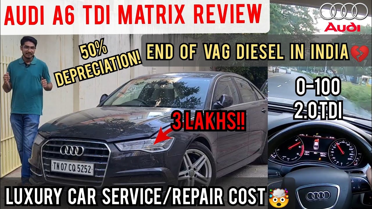 2017 Audi A6 Matrix Review | Best used Luxury Car for 30 lakhs... But Maintenance cost of Audi😱