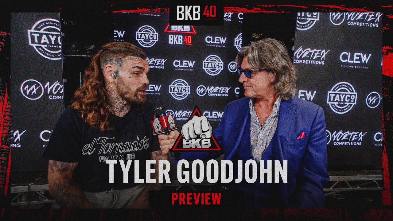 Tyler Goodjohn Talks BKB 40 Comeback, Mental Battles, and Fighting for Legacy | w/ Gareth A Davies