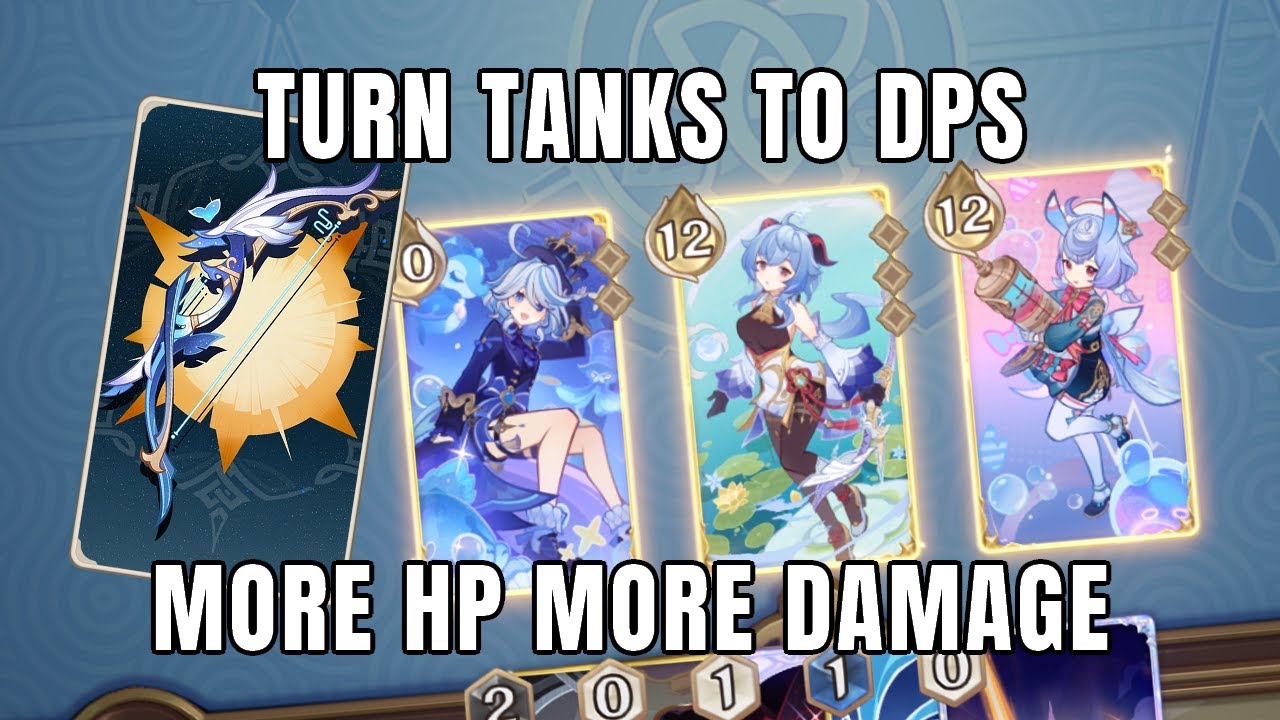Aqua Simulacra Turns Tanks Into Damage Dealers! | Genshin TCG