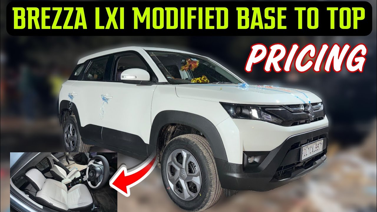 Brezza Base To Top Modification ✅ Brezza Lxi Modification ✅ Brezza Modified ✅ Modified Brezza
