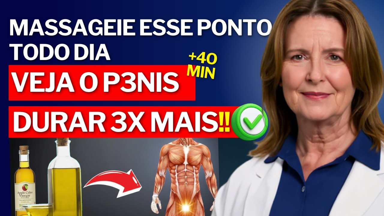 PINGUE 3 GOTAS E MASSAGEIE: O óleo que devolve a PRESSÃO DE FERRO mesmo aos 60!| Dra. Márcia R.