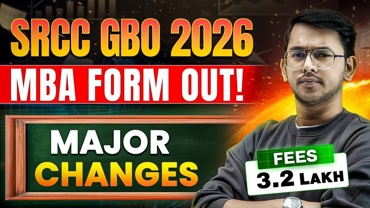 NO CAT! 🚨 SRCC-GBO 2025 Form OUT! | Major Changes in 2025 | How to Fill SRCC-GBO Form | SRCC MBA