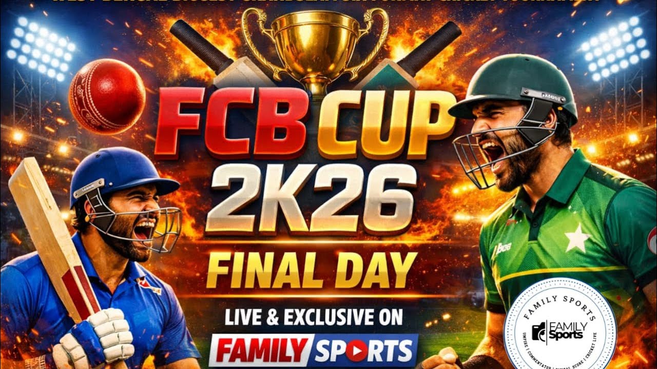FCB CUP 2K26 || FINAL DAY || FAMILY SPORTS || FAGUPUR CRICKET BOARD ||