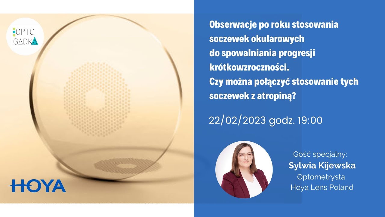 Obserwacje po roku stosowania soczewek do spowalniania progresji krótkowzroczności. Łączenie metod.