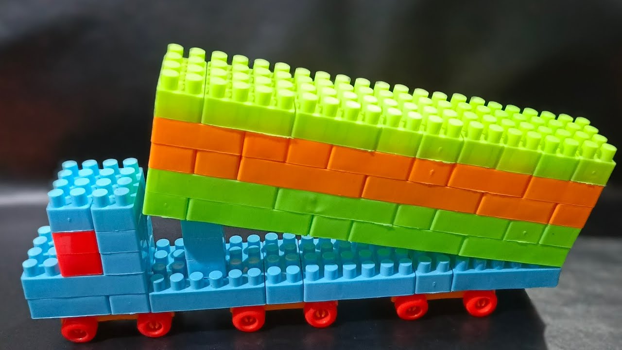 Satisfying DIY bus / building blocks / block game / lego building blocks MAIMUNA BOLOKS /