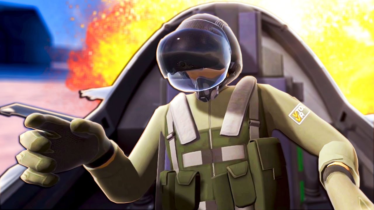 PILOTO DE AVIÃO SE DA MAL NO VTOL VR