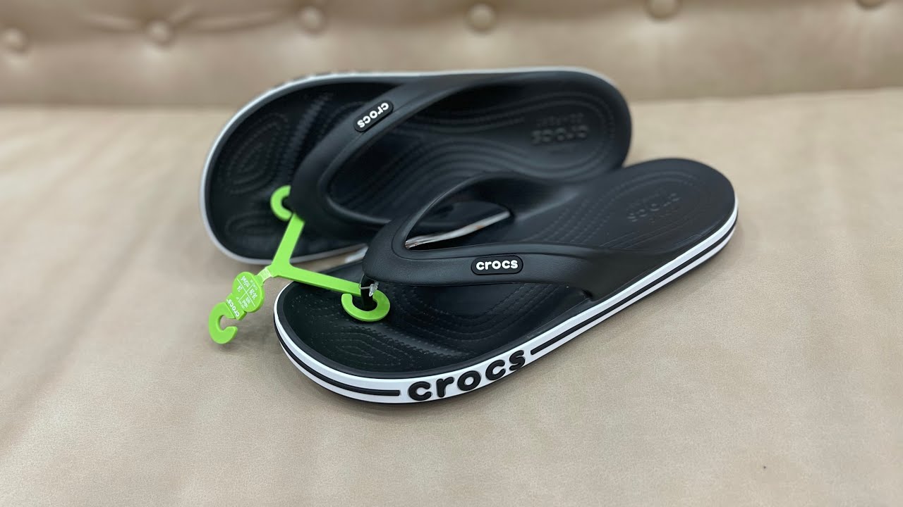 Crocs Bayaband Flip Black White 205393-066