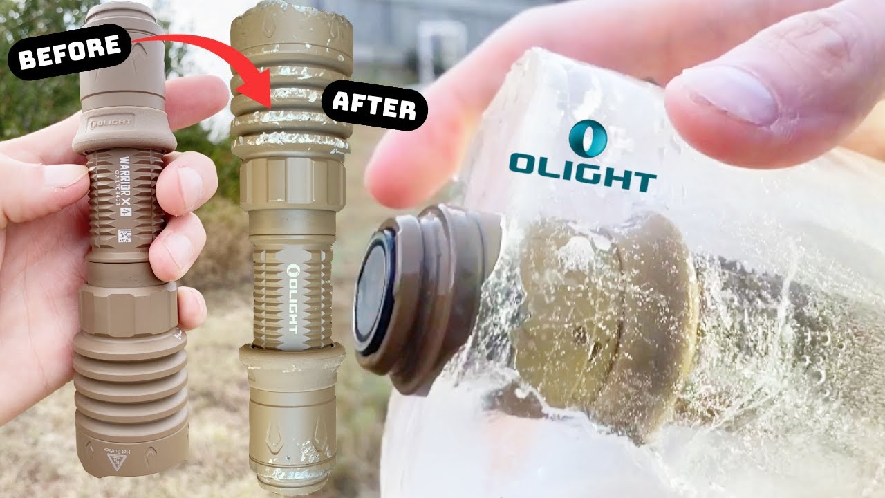 Выживет ли он? Издеваюсь над Olight Warrior X 4 [FDE Cerakote]