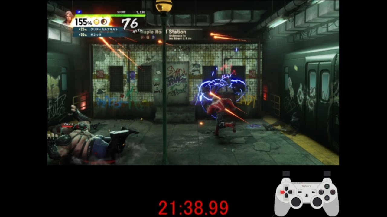 ダブルドラゴン リヴァイヴ (ジミー_HARD) RTA 43:26.33 / Double Dragon Revive (Jimmy_Hard) speedrun [Ver1.3.0.0]