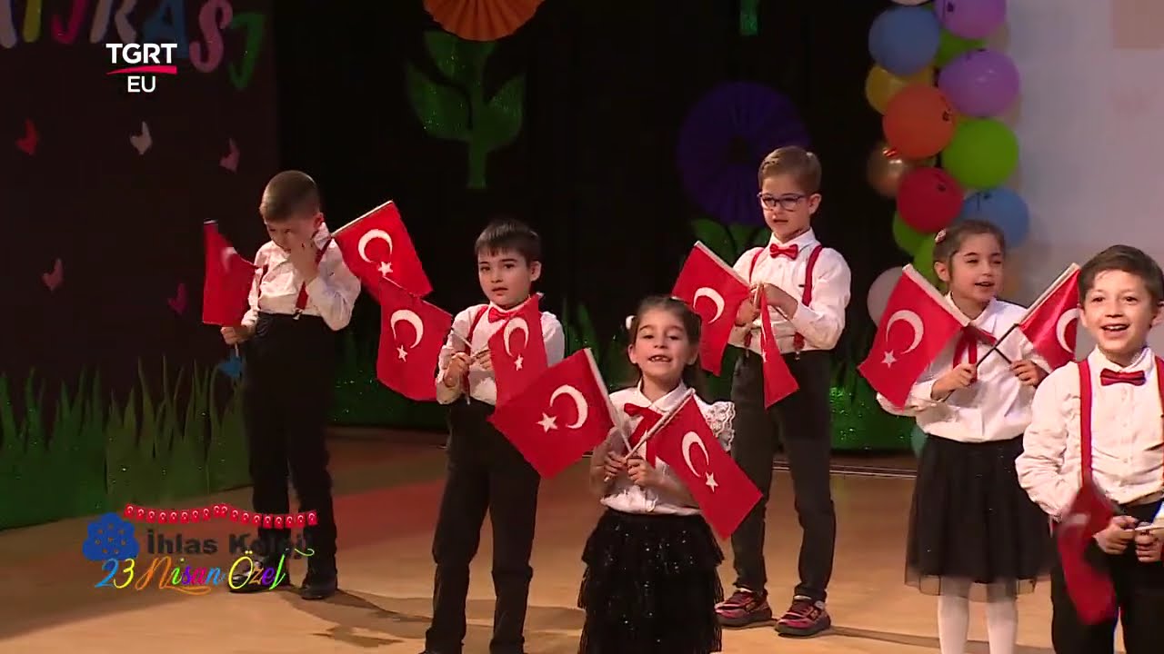 İhlas Koleji'nden 23 Nisan Ulusal Egemenlik Ve Çocuk Bayramı Özel Gösterisi! - TGRT EU