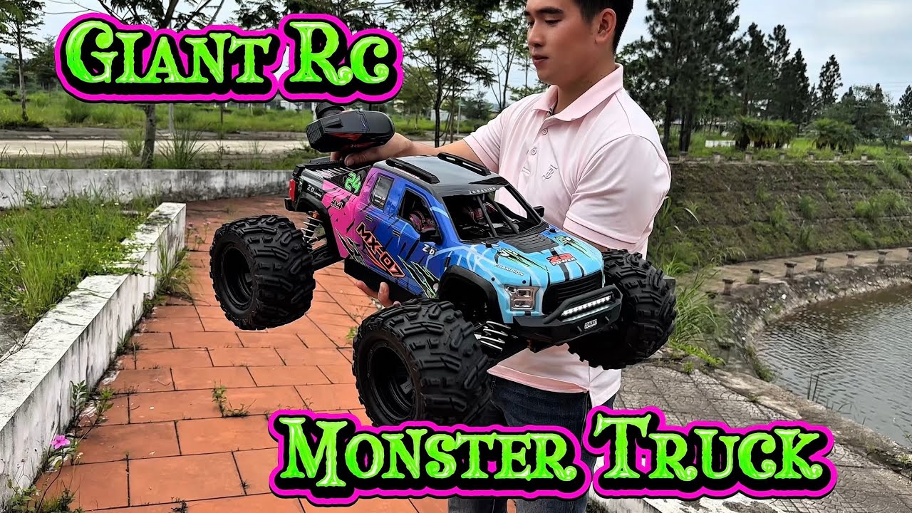 Giant Rc Car Monster Truck MX-07 Unboxing & Test Drive