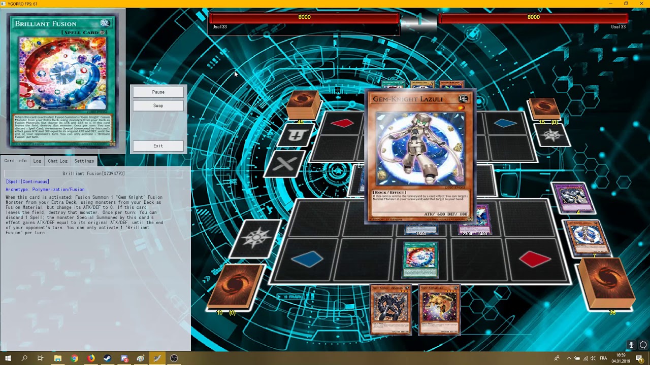 Gem knight combo 2.5 card FTK