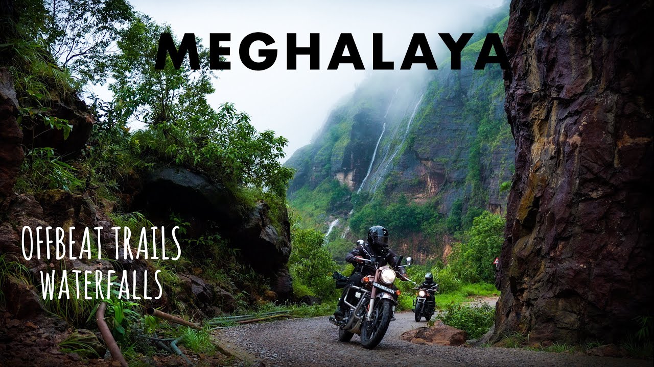 WORLD'S WETTEST PLACE | RIDING TO THIS HIDDEN WATERFALL IN MAWSYNRAM MEGHALAYA