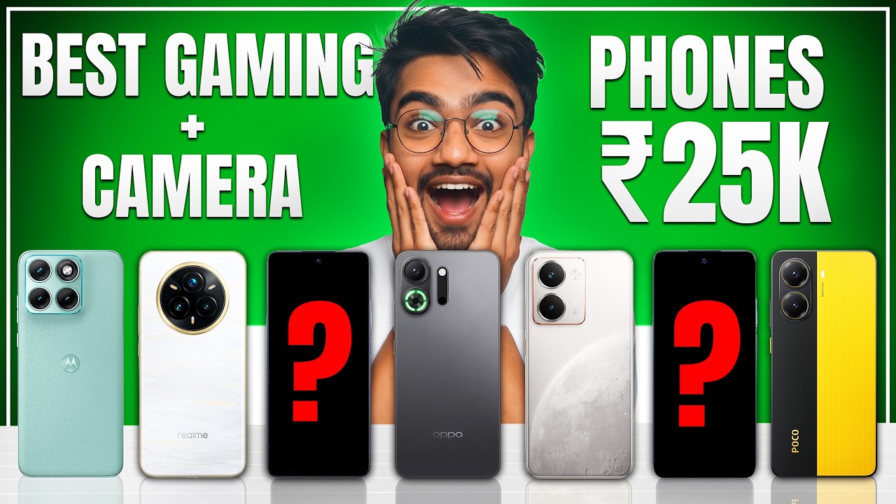 Top 8 Best Phones under ₹25000 in June 2026 ⚡ Best Camera & Gaming Phone under 25000!