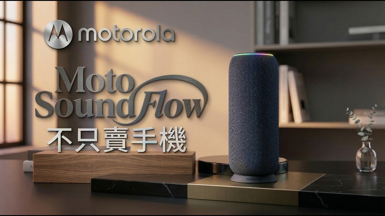 Motorola 不只賣手機？Moto Sound Flow 這顆喇叭比想像中更有意思