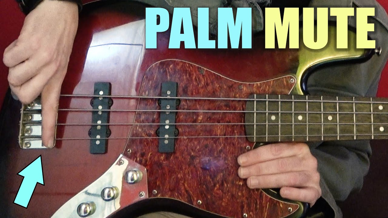 Como sonar a CONTRABAJO con tu BAJO | EFECTO PALM MUTE