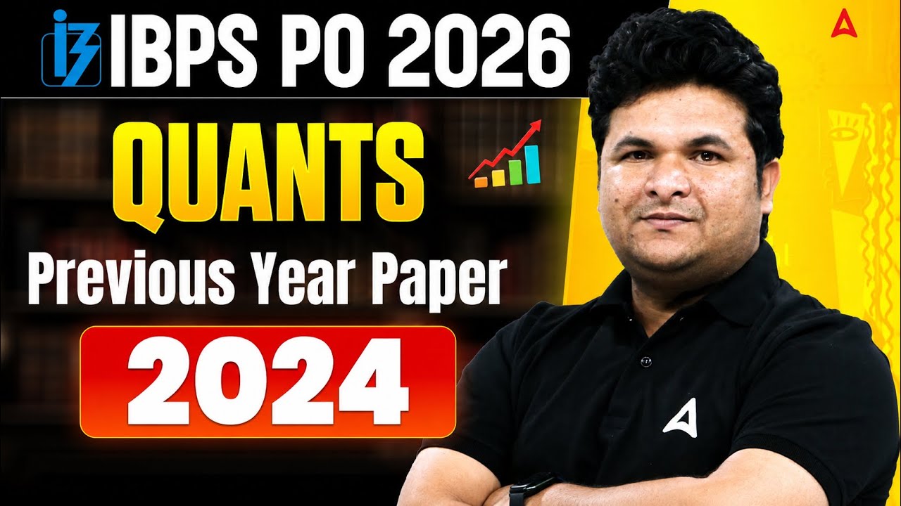 IBPS PO 2026 Quant Preparation | Quant 2024 Previous Year Paper | By Shantanu Sir