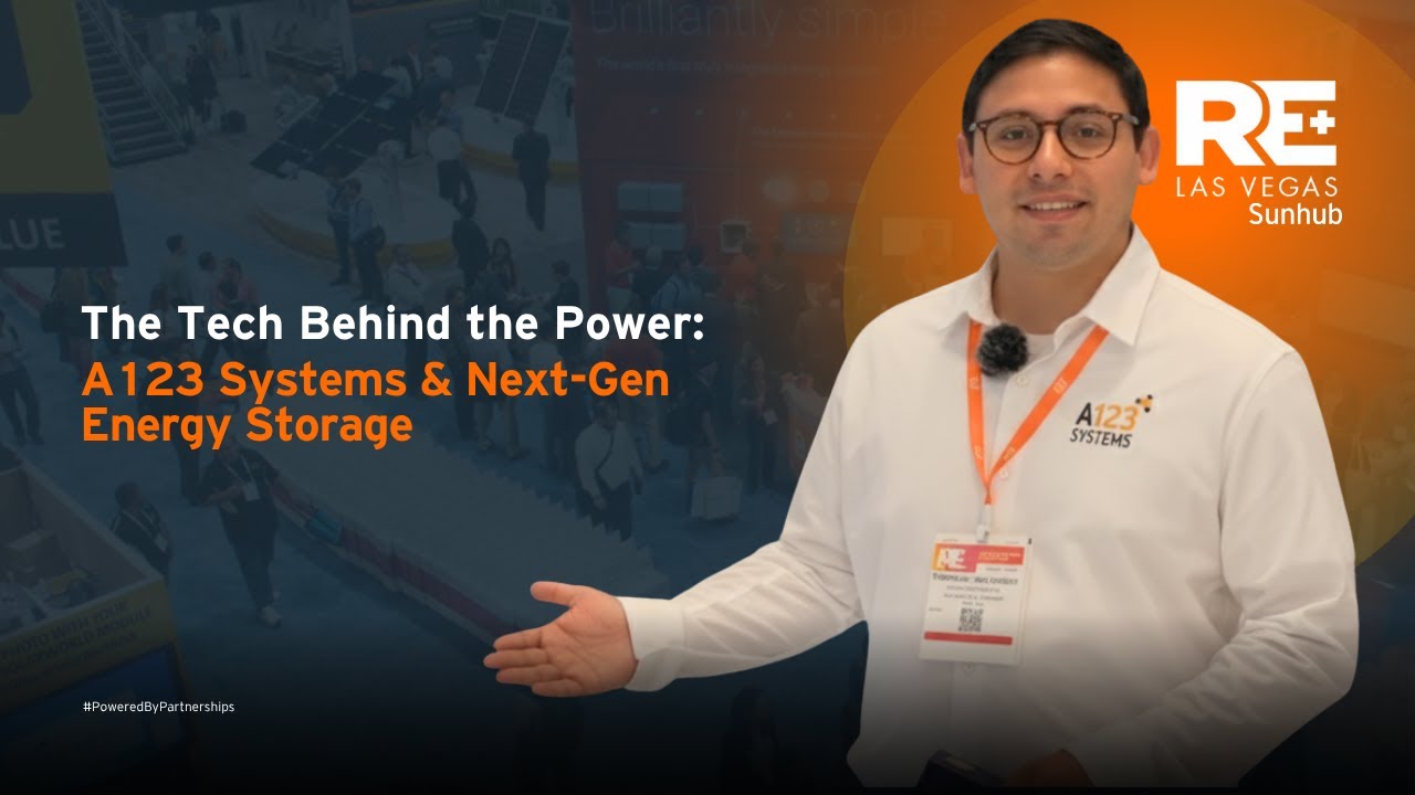Inside A123 Systems: The Next Generation of Energy Storage | RE+ Las Vegas 2025