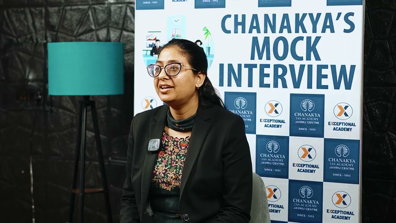 Sonam Rank 14 | KCS Judicial 2025 | Inspiring Mock Interview | Chanakya IAS Jammu