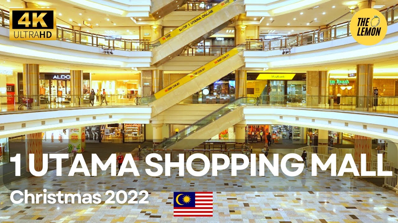 1 Utama Shopping Mall Walking Tour | Christmas Decor 2022 | Bandar Utama PJ Selangor [4K] [Part 2]