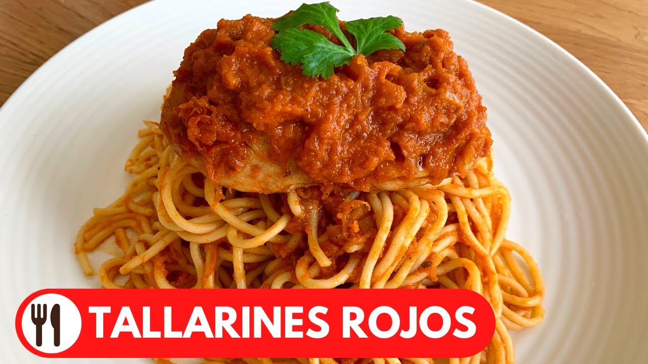 🇵🇪 TALLARINES ROJOS CON POLLO | ESTILO PERUANO