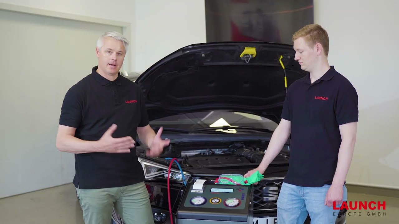 LAUNCH VALUE-601YF Klimaservicegerät im Einsatz
