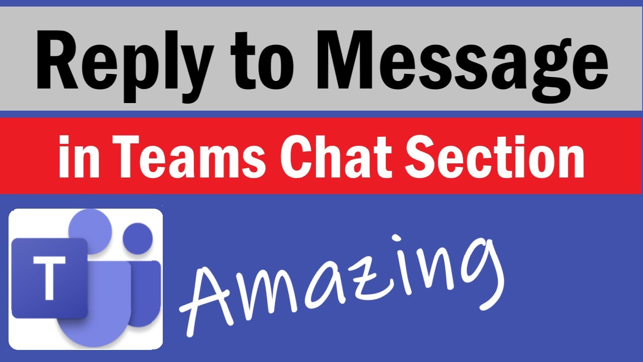 How to Reply to a Specific Message in Chat On Microsoft Teams | Microsoft Teams reply button missing