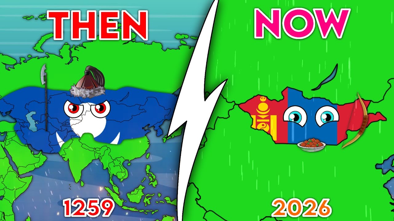 Then and now -- Map animation X -- part 1